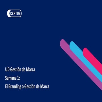 Gestión de Marca - Branding para personalizar tu MARCA