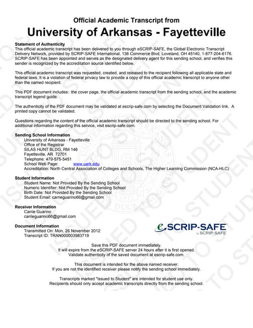Mira Boyadzhieva - University of South Florida Transcript | PDF