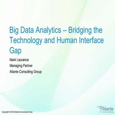 Big Data - Bridging Technology and Humans
