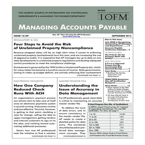 IOFM - AP Mgr Certification Certificate | PDF