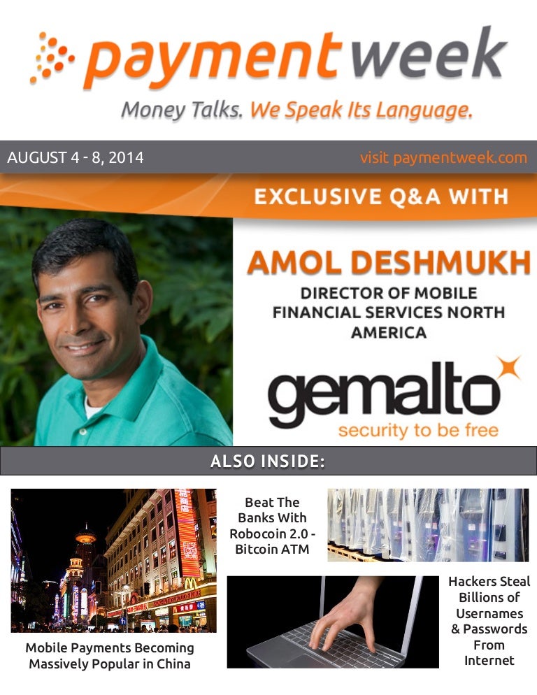 Payment Week Andrew Barnes Managing Director Gemalto