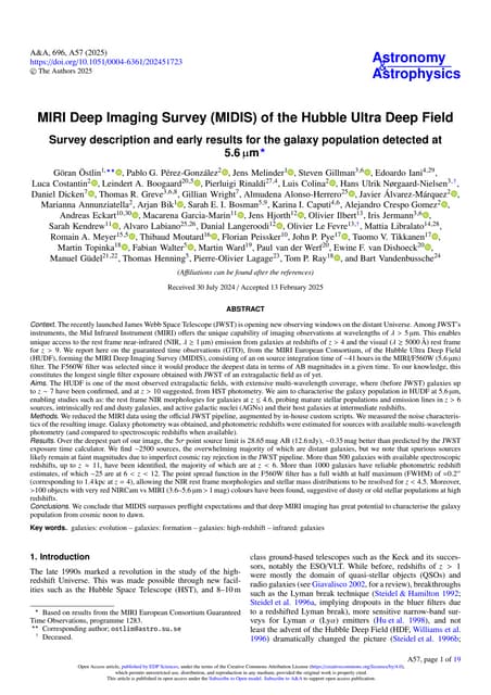 MIRIDeepImagingSurvey(MIDIS)oftheHubbleUltraDeepField