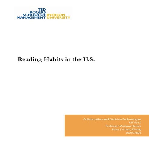 Final Reading for Pleasure