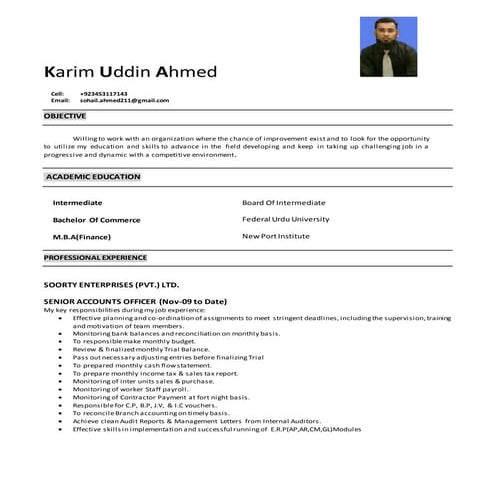 Dubai Resume | DOCX