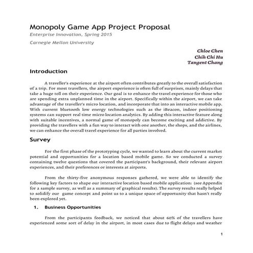Game design document | DOC