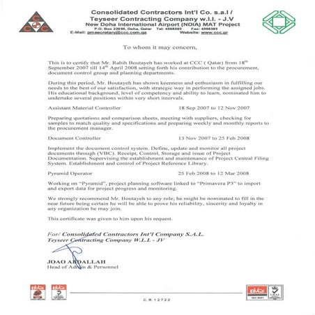 CCC Attestation | PDF