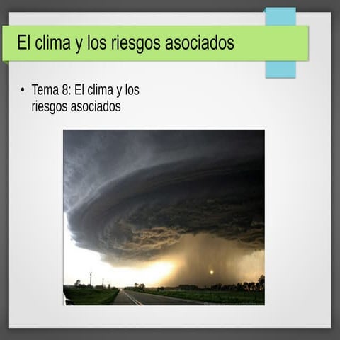 clima y riesgos
