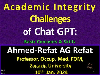 Academic Integrity and Gen AI -Basic Concepts and Skills