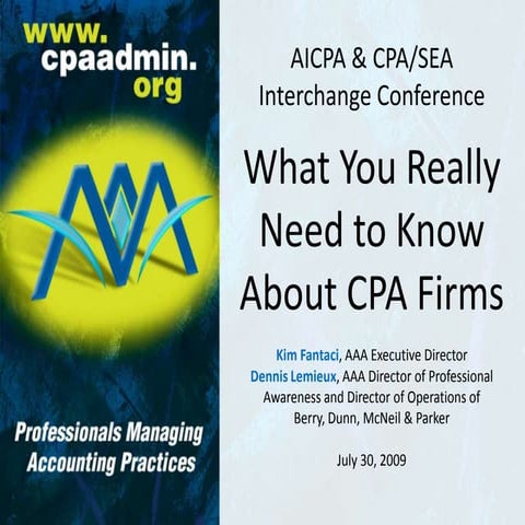 AAA 2009 Interchange Presentation | PPTX