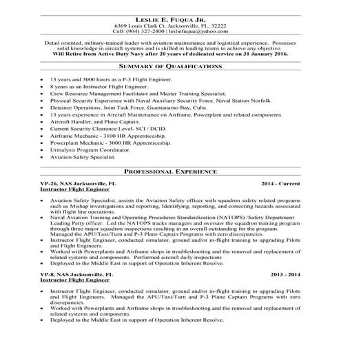 Fuqua Resume
