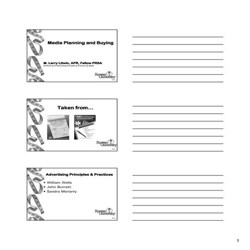 Media Planning Buying Total Spring 2010