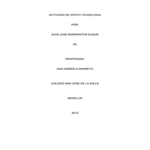 Aaa actividad de apoyo tecnologia