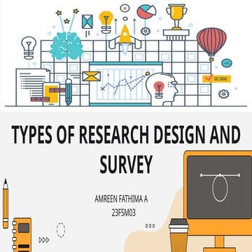 Types of research design and survey.pptx
