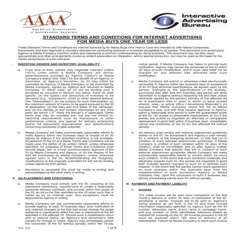 Aaaa standard terms and conditions | PDF