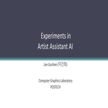 Artist Assistant AI(AAA)