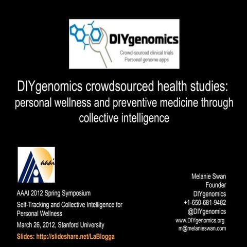 DIYgenomics community computing health models
