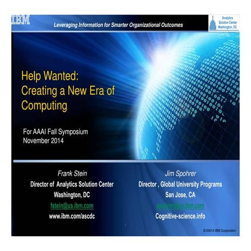 Aaai talk on cognitive 110714b