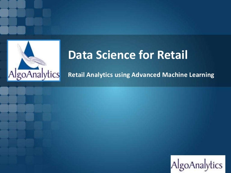 machine learning in retail analytics