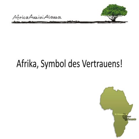 Africa Amini Alama - Wir stellen uns vor