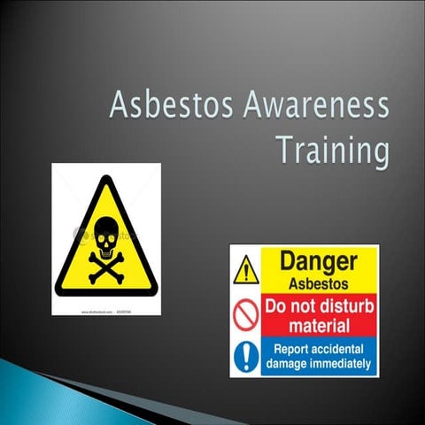 Aa asbestos training presentation version for h&s website