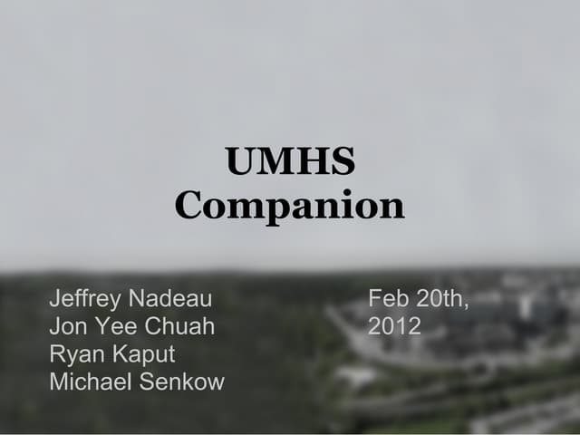 Aaa umhs