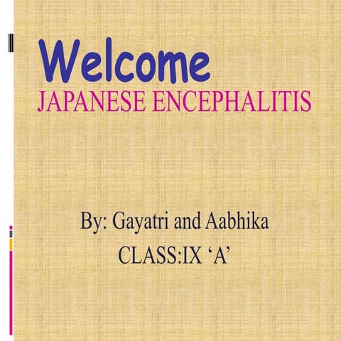 JAPANESE ENCEPHALITIS