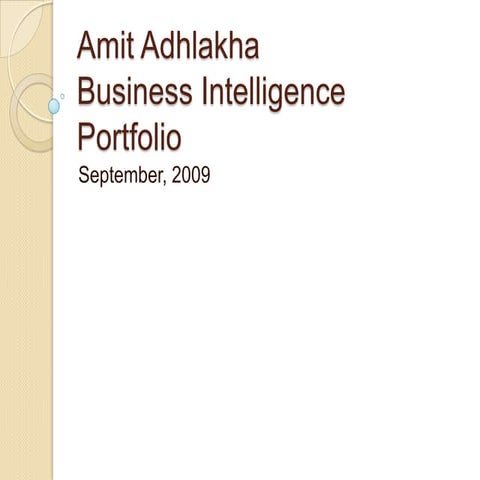 Amit Adhlakha Bi Portfolio