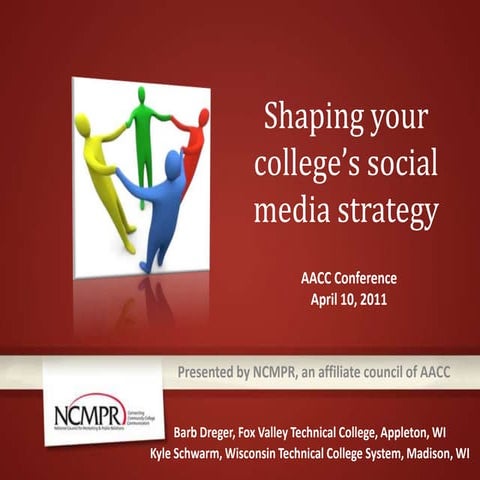 Shaping college social media