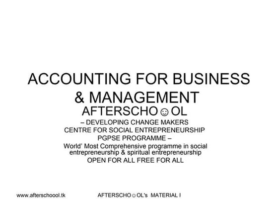 Aaccountancy For Business 20 October
