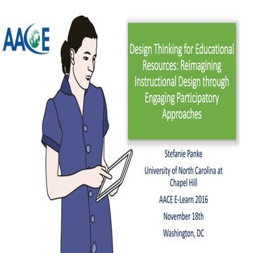Design Thinking for Educational Resources: Reimagining Instructional Design t...