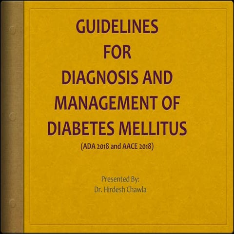 Diagnosis and treatment of diabetes