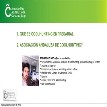 Presentacion AACoolhuning en Málaga