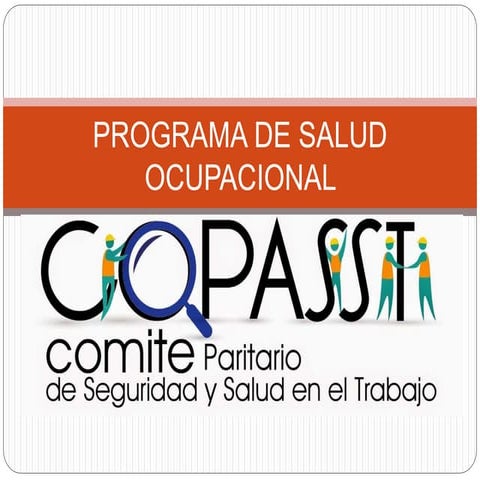  programa de salud ocupacional