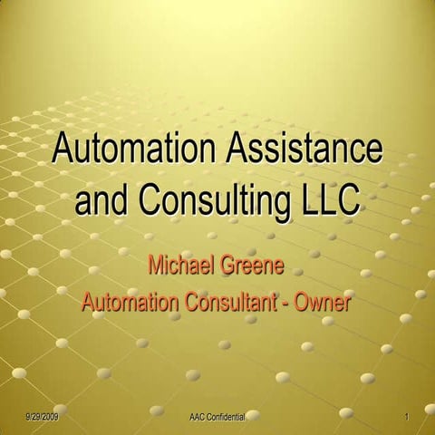 AAC for Machine Builders