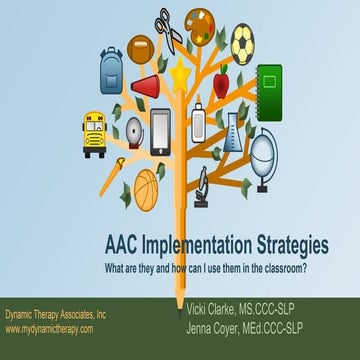 AAC Teaching Strategies