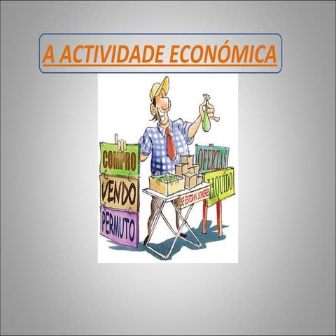 A actividade económica