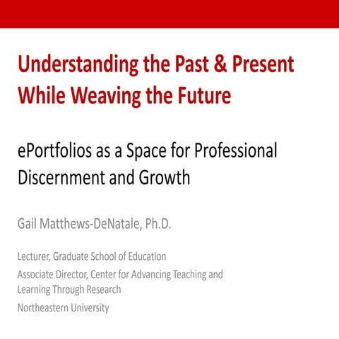 ePortfolio as Curriculum