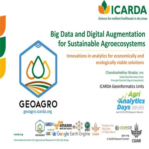 Big Data and Digital Augmentation for Sustainable Agroecosystems