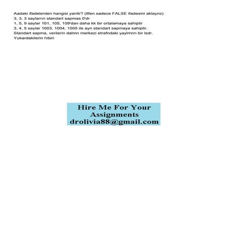 Aadaki ifadelerden hangisi yanltr ltfen sadece FALSE ifad.pdf