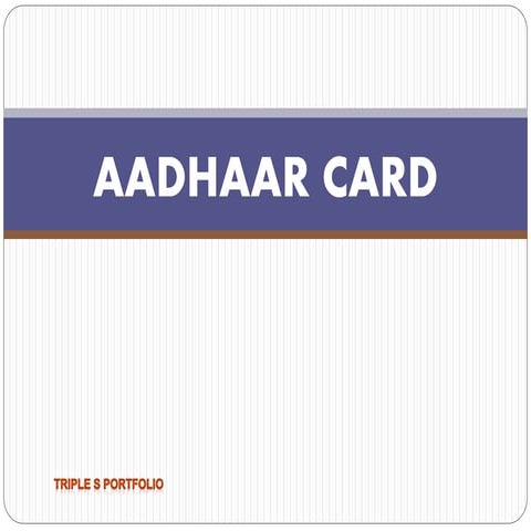 Aadhar card