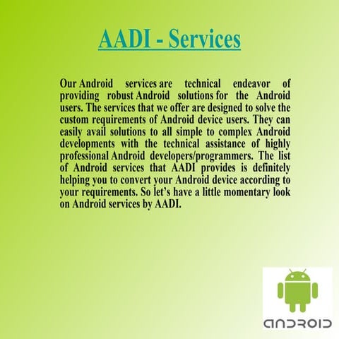 AADI Services