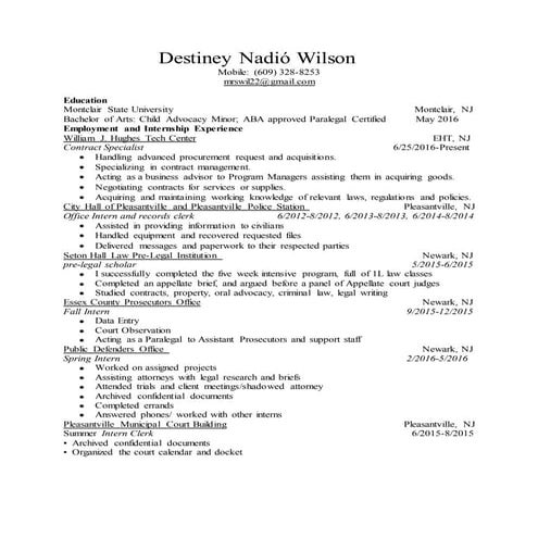 Resume ************* | PDF