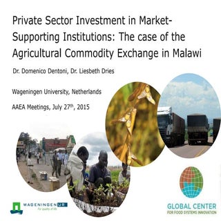 Private Sector Investment in Market...