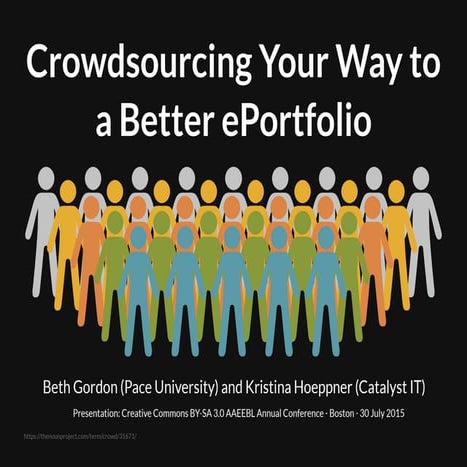 Crowdsourcing Your Way to a Better ePortfolio