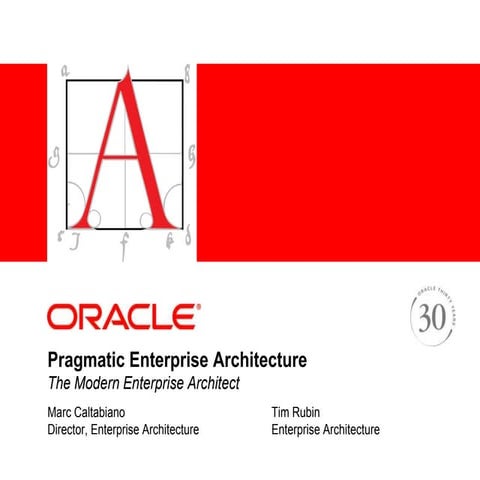 AAF Pragmatic Enterprise Architecture