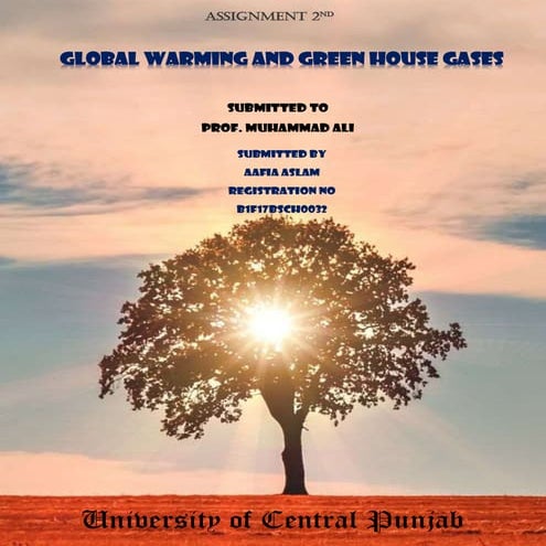 Global Warming and Green House Gases