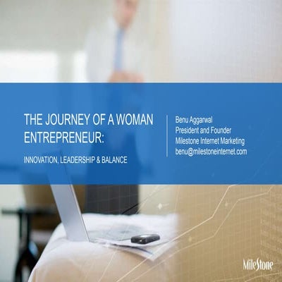 The Journey of a Woman Entrepreneur: Innovation, Leadership, and Balance - AA...