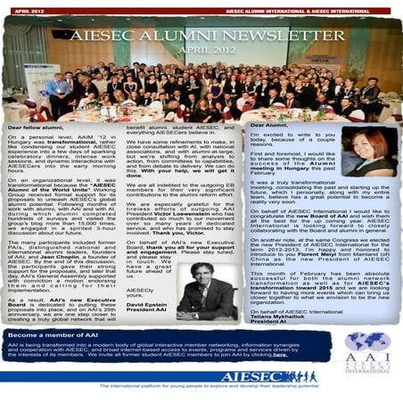 AAI AI Newsletter April 2012