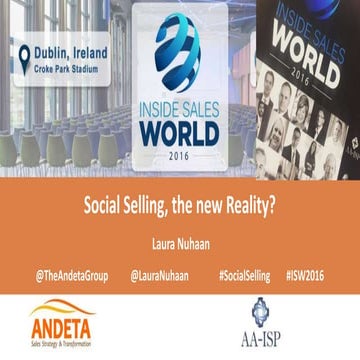 Social Selling, the new reality? Inside Sales World Dublin 2016 AAISP