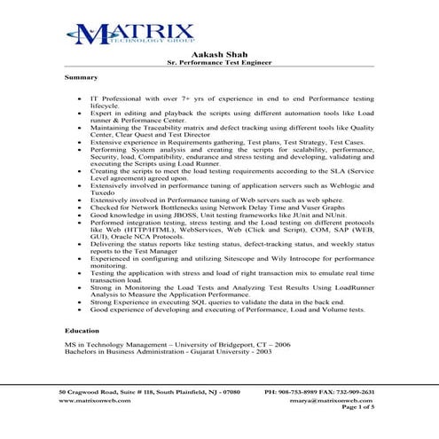 Aakash shah  performance tester